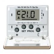 Электронный дисплей для термостата с таймером UT238E Jung SL500 Золотая бронза