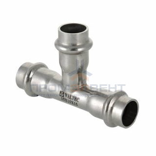 Тройник переходной VALTEC VTi.931 - 28 x 15 x 28 (прессовой, для труб из нержавеющей стали)