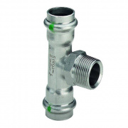 Тройник переходной Viega Sanpress Inox 2317.1 - 18 x 3/4" x 18 (нержавеющая сталь)