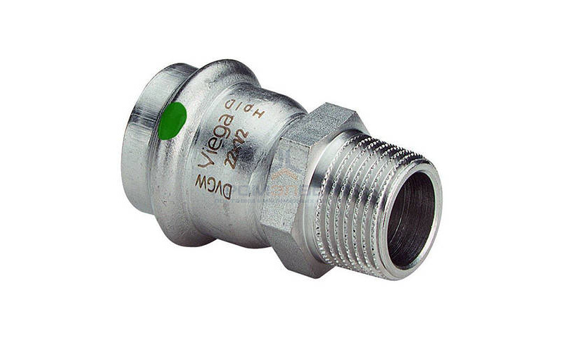 Переход на наружную резьбу Viega Sanpress Inox 2311 - 22 x 3/4