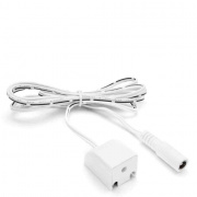 09-31 Коннектор со шнуром 1500mm с разъемом DC 5,5 *2,5 "мама" для подключения трекового светильника к блоку питания 24В