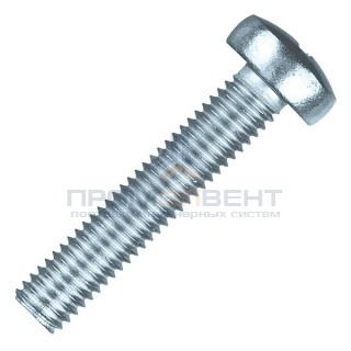 Винт с полукруглой головкой М4х16 оцинкованный DIN7985