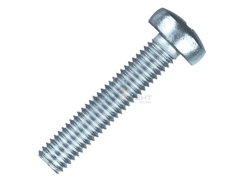 Винт с полукруглой головкой М4х40 оцинкованный DIN7985