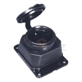 Розетка каучуковая ИЭК 2P+E 16А 250В IP44 настенная