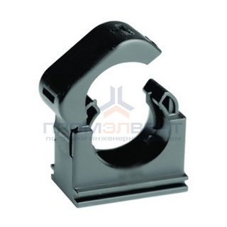 Держатель с крышкой DN 29 мм, полиамид, цвет чёрный DKC